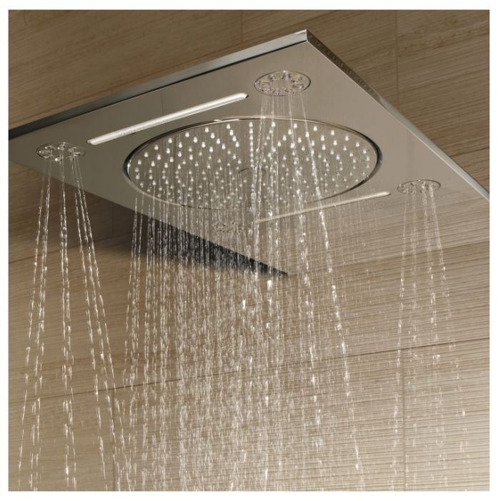 27939001 grohe rainshower f series 20 душ верхний 3 вида струи цвет хром