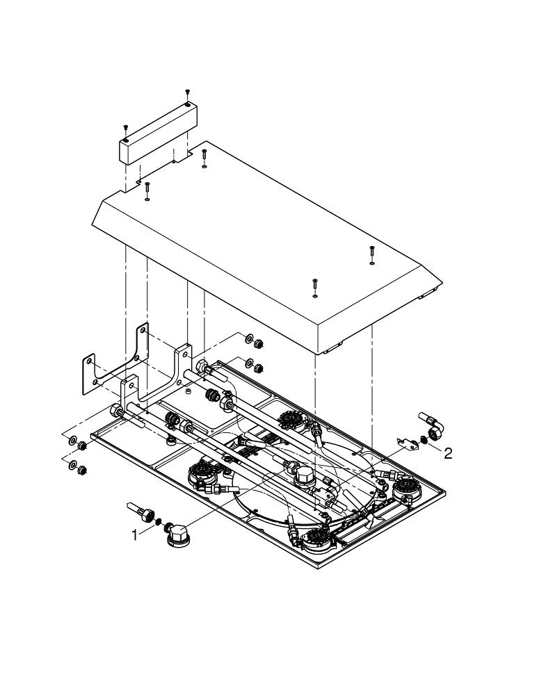 27939001 grohe rainshower f series 20 душ верхний 3 вида струи цвет хром