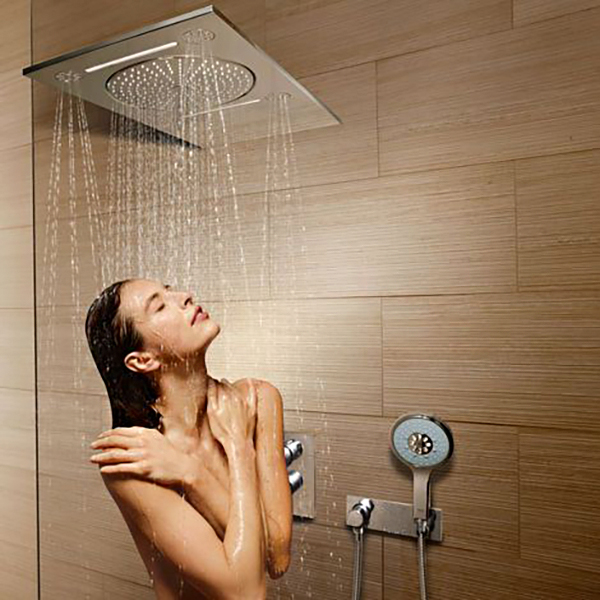 27939001 grohe rainshower f series 20 душ верхний 3 вида струи цвет хром