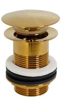 Донный клапан CEZARES Eco ECO-SC-BORO золото брашированное