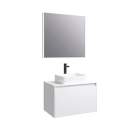 Комплект мебели AQWELLA 5 STARS Mobi 80 белый глянец, с зеркалом, раковина Джой 46