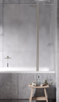 Шторка для ванны WASSERKRAFT Berkel Fixed 110x140 R матовое стекло