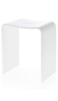 Сидение для ванной DECOR WALTHER Stone Stool белый матовый