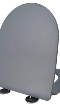 Крышка-сиденье ESBANO Amapola с микролифтом, серый матовый
